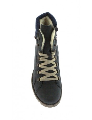 Trzewik damski Rieker TEX, Kolor granat