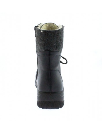 Trzewik skórzany damski Rieker TEX river, Kolor ciemny granat