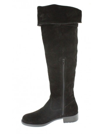 Kozak damski zamszowy Tamaris, Kolor czarny