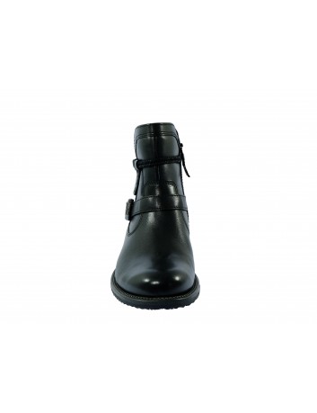 Skórzany botek damski Tamaris, Kolor czarny