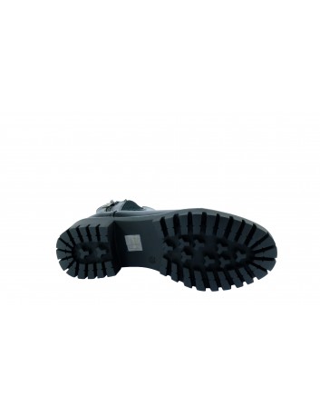 Botek-sztyblet damski  2 suwaki M.Daszyński, Kolor czarny