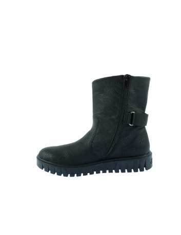 Botek damski rzep Rieker, Kolor czarny