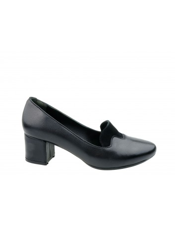 Czółenko skórzane damskie ALP,T.Sokolski, Kolor czarny