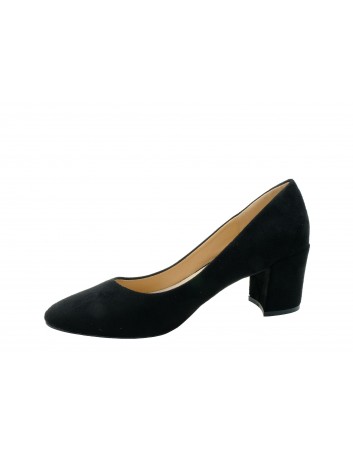 Czółenko damskie eko zamsz VINCEZA, Kolor czarny