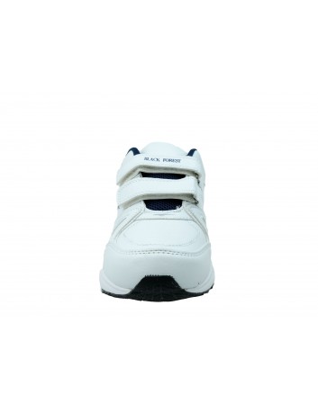 Sportowy but męski  na rzepy BLACK FOREST, Kolor biały