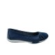 Skórzana letnia balerina damska T.Sokolski, Kolor granat