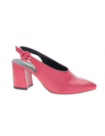 Sandał damski szpic na obcasie Filo Donna w kolorze czerwonym