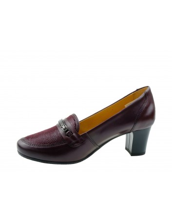 Półbuty skórzane Axel 1817,Kolor rubin