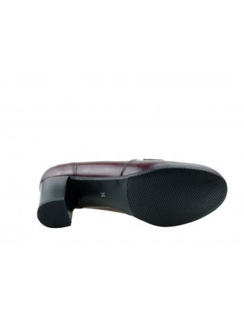 Półbuty skórzane Axel 1817,Kolor rubin