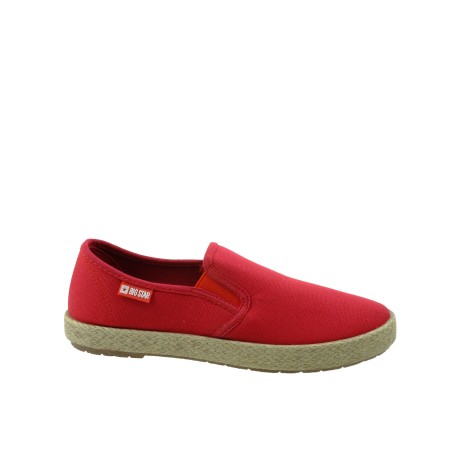 Espadryle damskie BIG STAR DD274018, Kolor czerwony