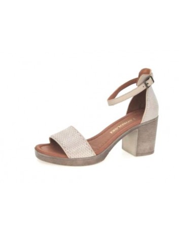 Sandały skórzane damskie ALP 2441  T.Sokolski, Kolor beżowy