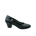 Czółenko damskie M.Daszyński SA102-8 ,Kolor czarny