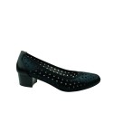 Czółenko damskie M.Daszyński SA139-4A,Kolor czarny