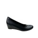 Czółenko damskie na koturnie Tamaris1-22320-22B, Kolor czarny