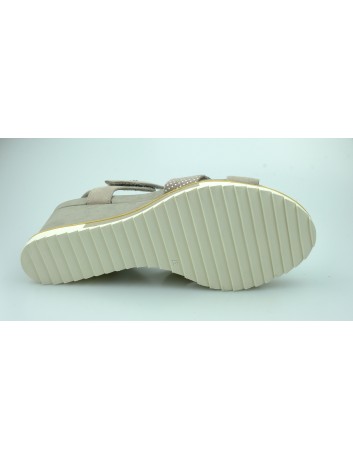 Sandał damski na koturnie Tamaris1-28350-22N,Kolor szary