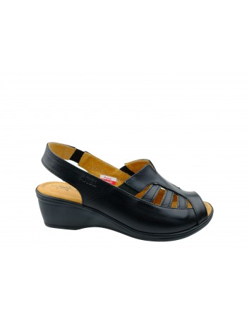 Sandały skórzane Axel 176,Kolor czarny