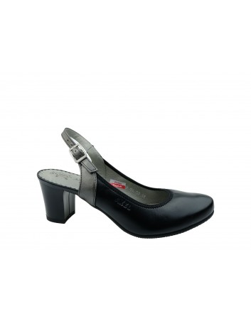 Sandały skórzane Axel 2381,Kolor czarny