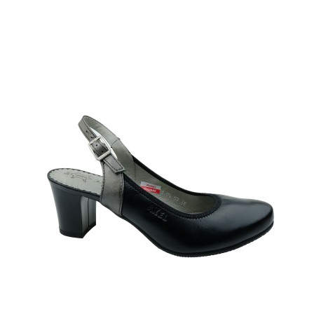 Sandały skórzane Axel 2381,Kolor czarny