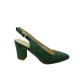 Sandał damski VINCEZA 19-17009, Kolor ciemno zielony