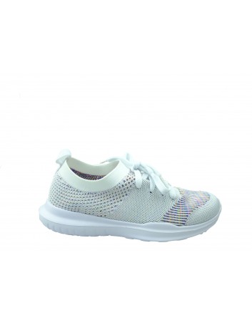 Sportowe obuwie wsuwane DK 805276,Kolor biały