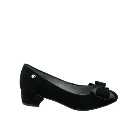 Czółenko skórzane Maciejka 04034, Kolor czarny