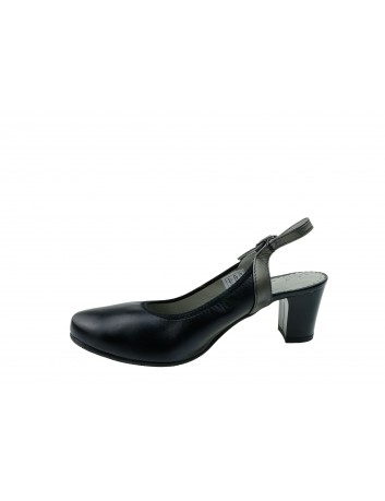 Sandały skórzane Axel 2381,Kolor czarny