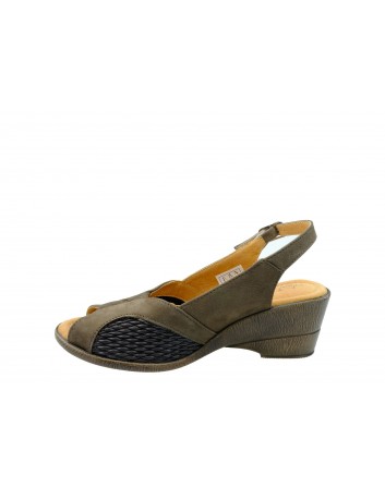 Sandały skórzane Axel 2211,Kolor ciemny brąz