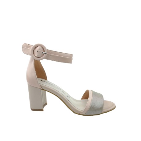 Sandał damski Tamaris 1-28379-22P,Kolor róż z szarym