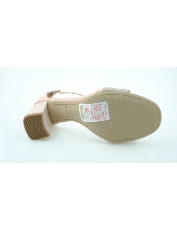 Sandał damski Tamaris 1-28379-22P,Kolor róż z szarym