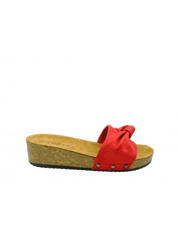 Klapek damski VINCEZA 19-19107, Kolor czerwony