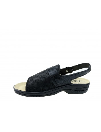 Sandały zdrowotne Liber Light KON 1516,Kolor czarny