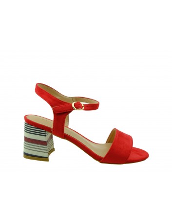 Sandał damski VINCEZA 19-4546,Kolor czerwony