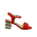 Sandał damski VINCEZA 19-4546,Kolor czerwony