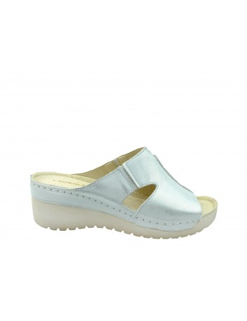 Skórzany klapek T.Sokolski SOK S900 BIALY-6,Kolor biały odcień srebrny