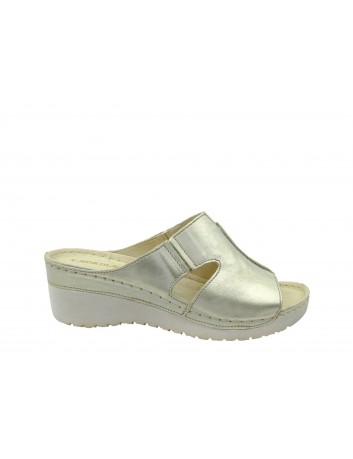 Skórzany klapek damski T.Sokolski SOK S900 BE ZL-55,Kolor złoty