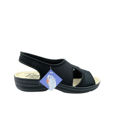 Sandały zdrowotne Liber Light KON 1521,Kolor czarny