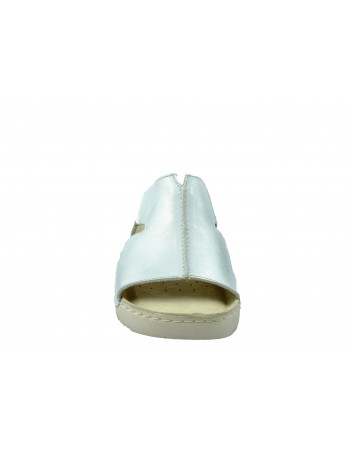 Skórzany klapek T.Sokolski SOK S900 BIALY-6,Kolor biały odcień srebrny