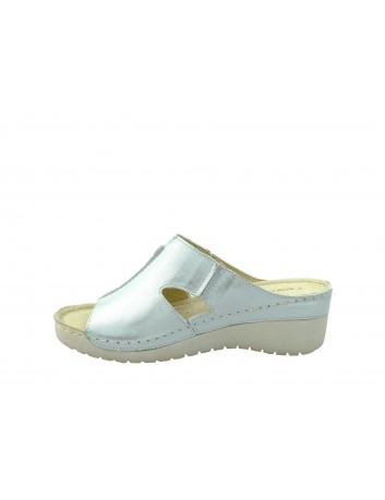 Skórzany klapek T.Sokolski SOK S900 BIALY-6,Kolor biały odcień srebrny