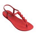 Sandały-japonki damskie Ipanema 82517-2225,Kolor czerwony