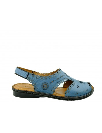 Sandały skórzane damskie T.Sokolski SUL 1502,Kolor niebieski