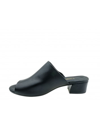 Klapki skórzane damskie ALP 2482 T.Sokolski, Kolor czarny