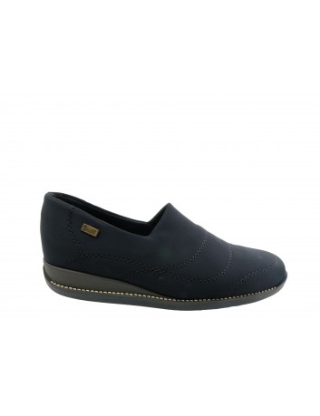 Półbut damski Rieker 44260-00S,Kolor czarny