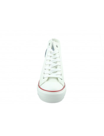 Trampki damskie BIG STAR EE274616, Kolor biały