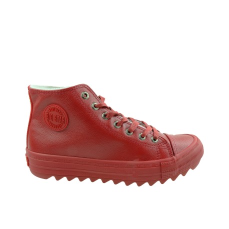 Trampki damskie BIG STAR EE274112,Kolor czerwony