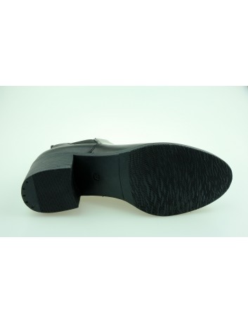 Botek damski skórzany Tamaris 1-25043-23B,Kolor czarny