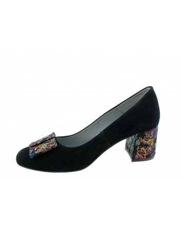 Czółenko skórzane Maciejka 03356A, Kolor czarny