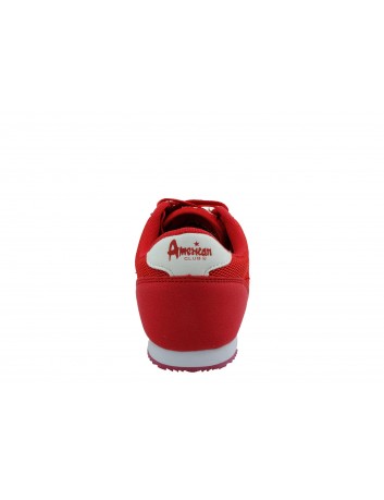 Młodzieżowy but sportowy American, WT 23/19,Kolor czerwony