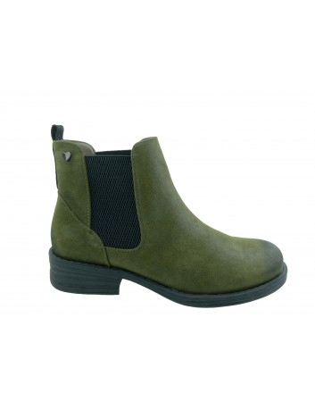 Sztyblet damski Sergio Leone BT552,Kolor oliwka