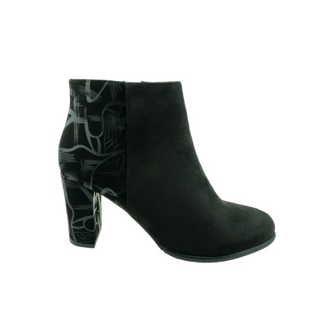 Botki damskie Sergio Leone BT547,Kolor czarny