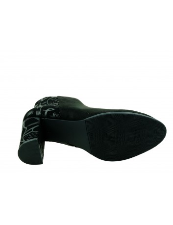 Botki damskie Sergio Leone BT547,Kolor czarny